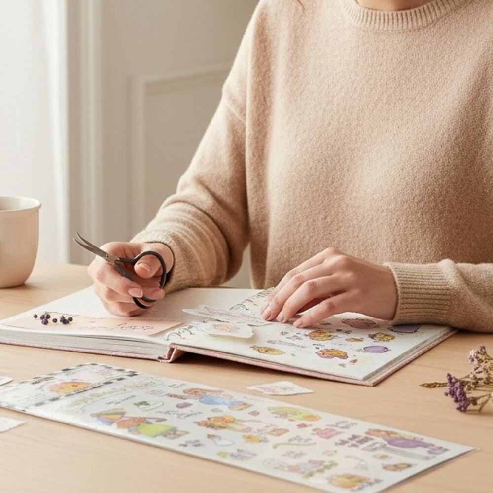 Vintage Sandylion Countin' Down to Baby Scrapbook Stickers Tina Ledbetter NEW